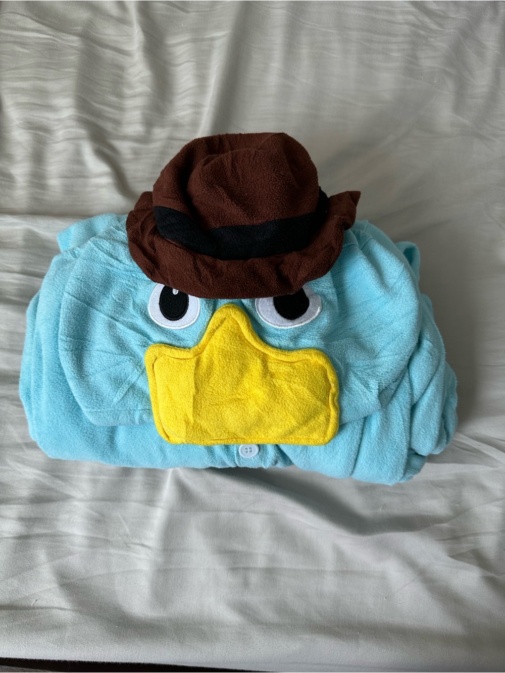 Perry the Platypus Womens Costume - Light Blue & Brown